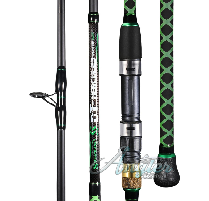 Sougayilang Surf Spinning Rod by Angler Arsenal 2-Piece Carbon Travel