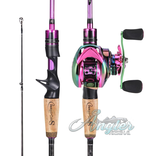 Sougayilang Fishing Combo Angler Arsenal Medium Heavy Pole