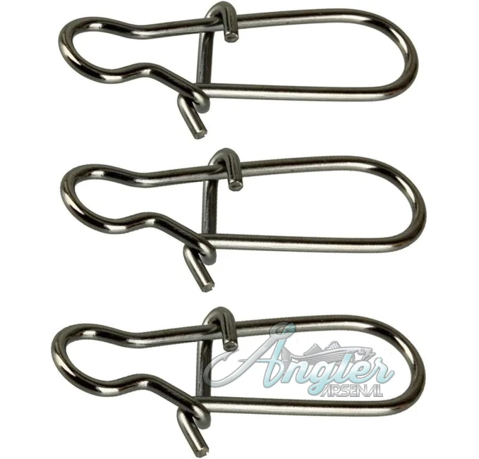100 Pack Duo Lock Snaps Size 0-8 Black by Angler Arsenal