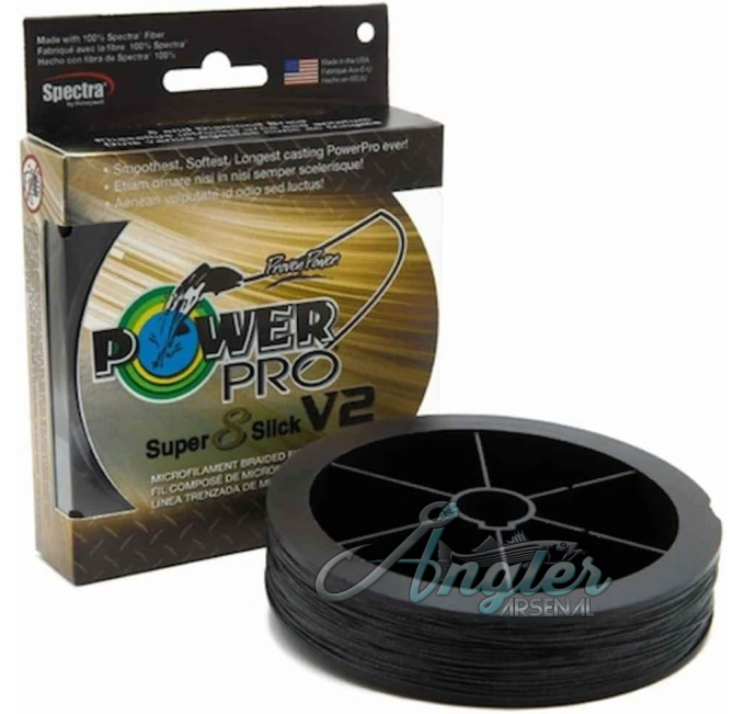 Power Pro SSV2 30 Lb 300 Yd Onyx Angler Arsenal Braided Line