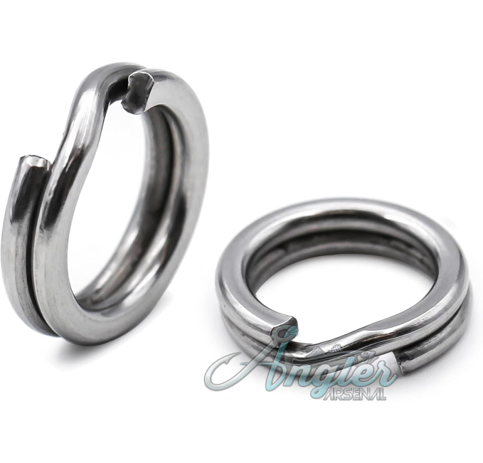 Heavy Duty Lure Rings by Angler Arsenal for Saltwater Fishing