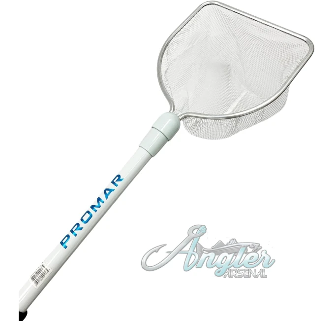 Promar Deluxe Bait Well Net Angler Arsenal PVC Handle Nylon Net