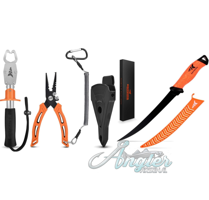 KastKing Fishing Pliers with Fish Lip Gripper at Angler Arsenal