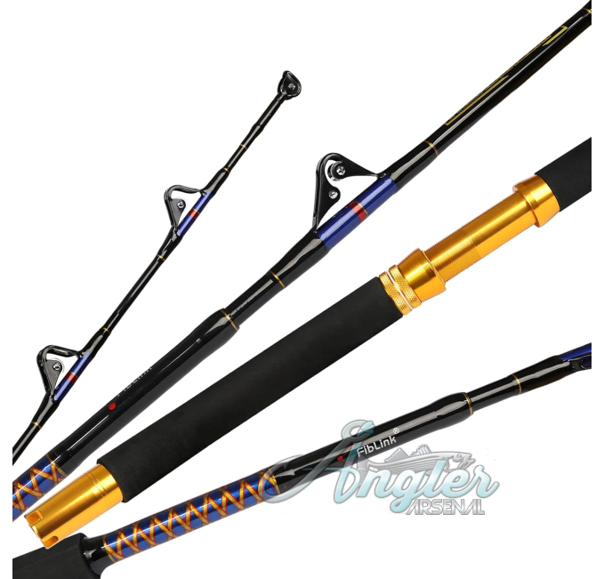Fiblink Offshore Trolling Rod Angler Arsenal 5'6" Roller Guides