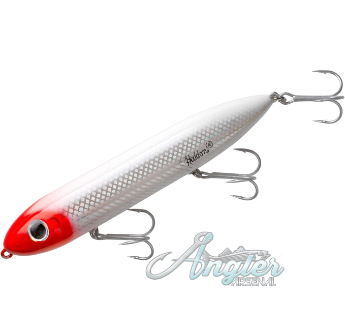 Heddon Super Spook Topwater Lure Red Head Holo Angler Arsenal 7/8 oz