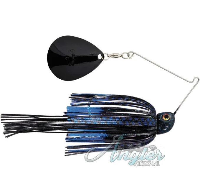 Strike King Black Blue Spinnerbait 1/2oz by Angler Arsenal