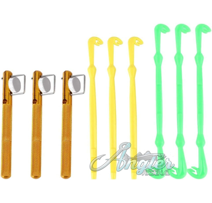 Fishing Knot Tying Tool Kit with Hook Remover by Angler Arsenal