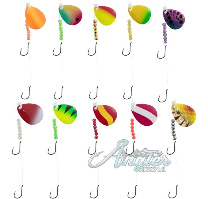 Dr Fish Walleye Spinner Rig Kit with Hooks by Angler Arsenal