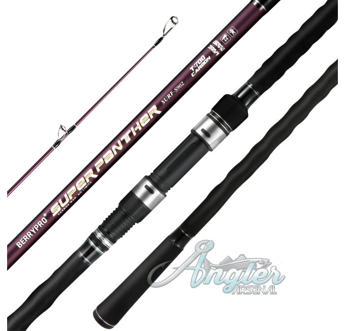 Berrypro Surf Spinning Rod 9-13 Feet Carbon Fiber Travel Fishing Rod Angler Arsenal