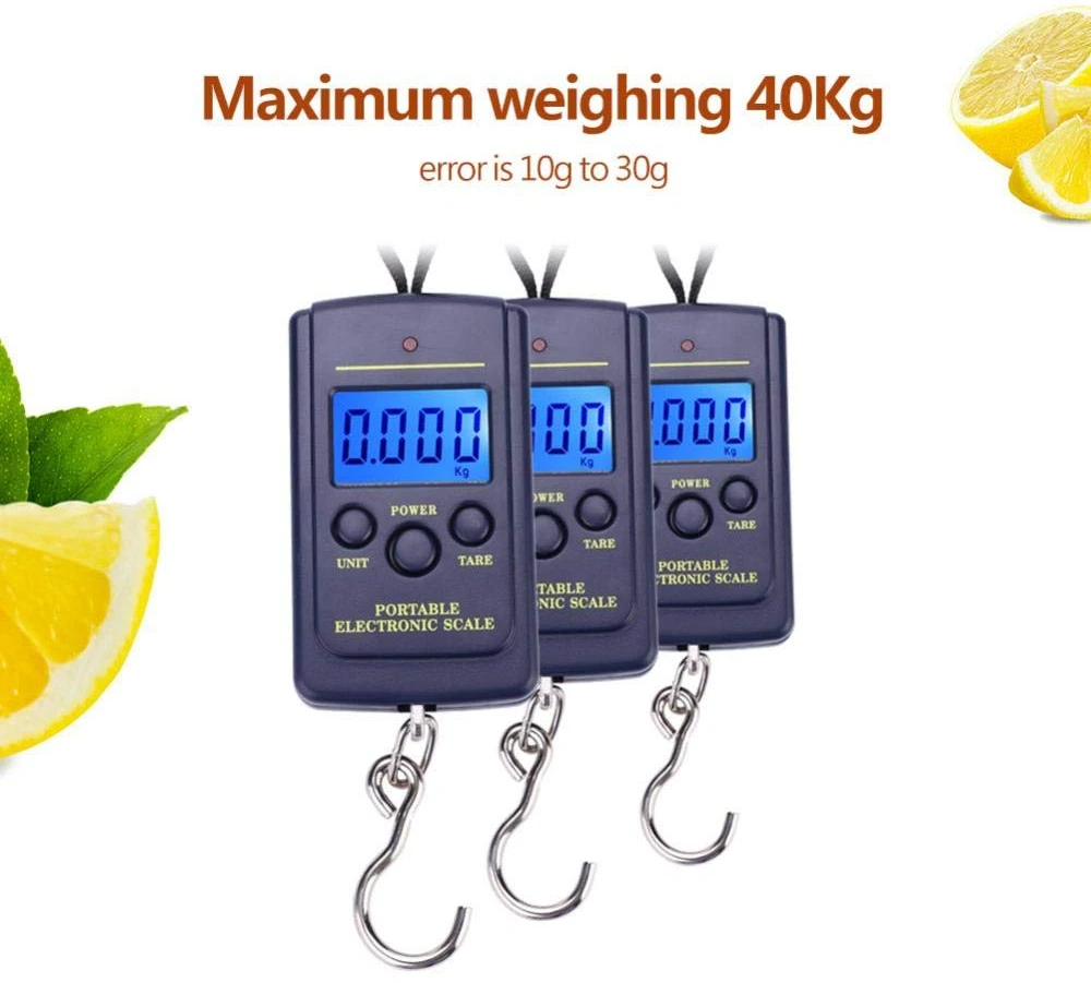 Fish Scales Digital Weight 40KG by Angler Arsenal for Fishing - Image 3
