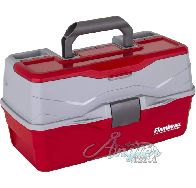 Flambeau Outdoors Large Tackle Box with 32 Compartments Angler Arsenal