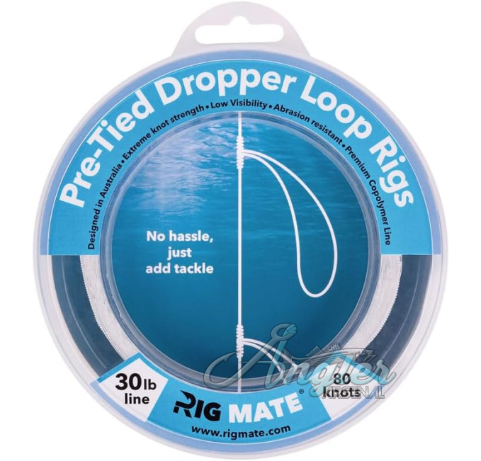 Pre Tied Dropper Rigs Fishing Line 30 lb Test Angler Arsenal Gear