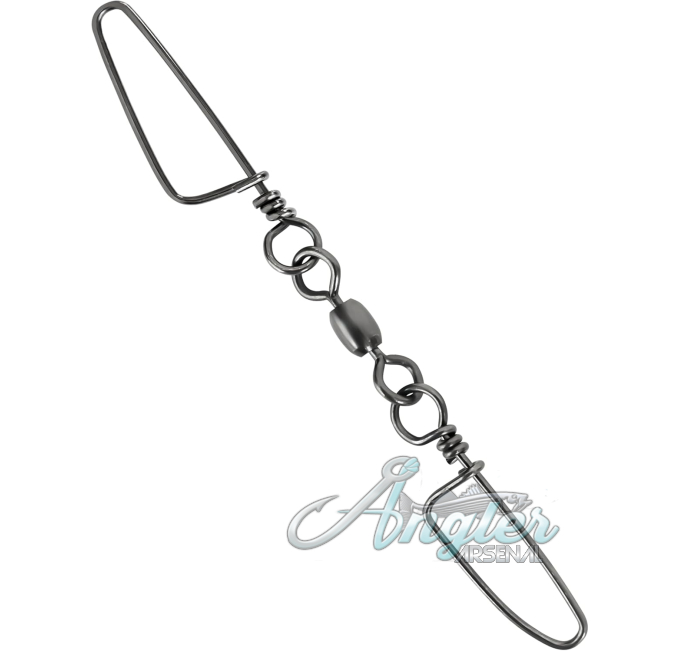 BLUEWING 10pcs Double Fishing Snap Swivels by Angler Arsenal