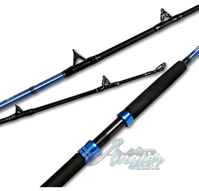 Fiblink 1-Piece Saltwater Trolling Rod 6' 30-50lb Angler Arsenal