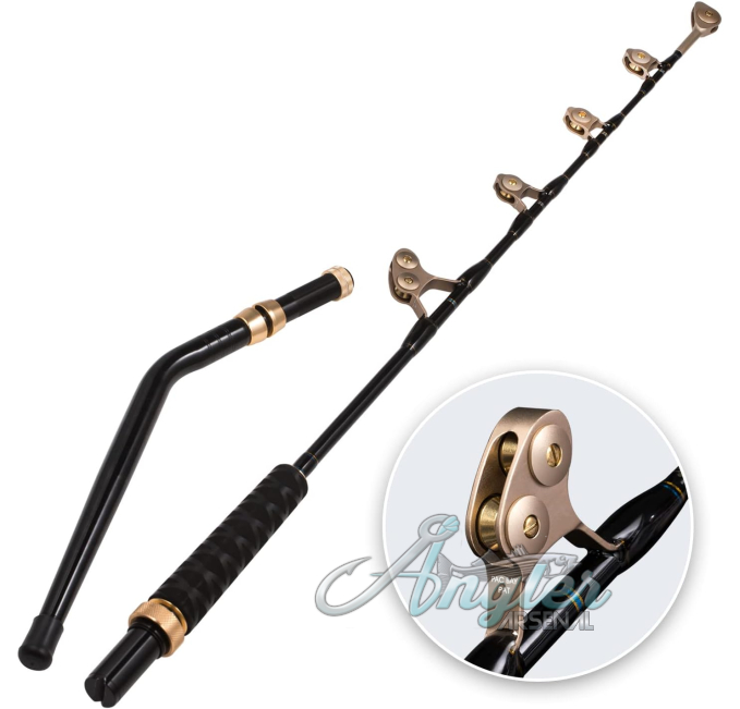 BERRYPRO 2-Piece Saltwater Trolling Rod Angler Arsenal 80-150lb