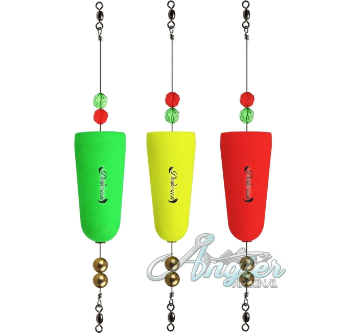 Dovesun Fishing Bobbers by Angler Arsenal Popping Cork Floats