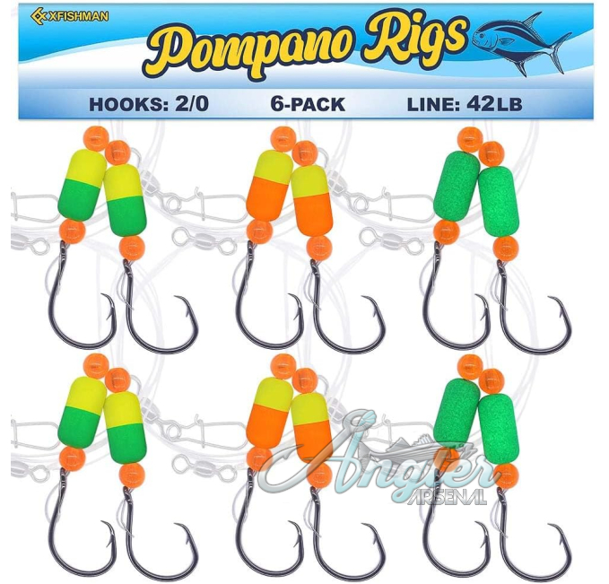 Pompano Rigs for Surf Fishing Angler Arsenal Saltwater Hooks