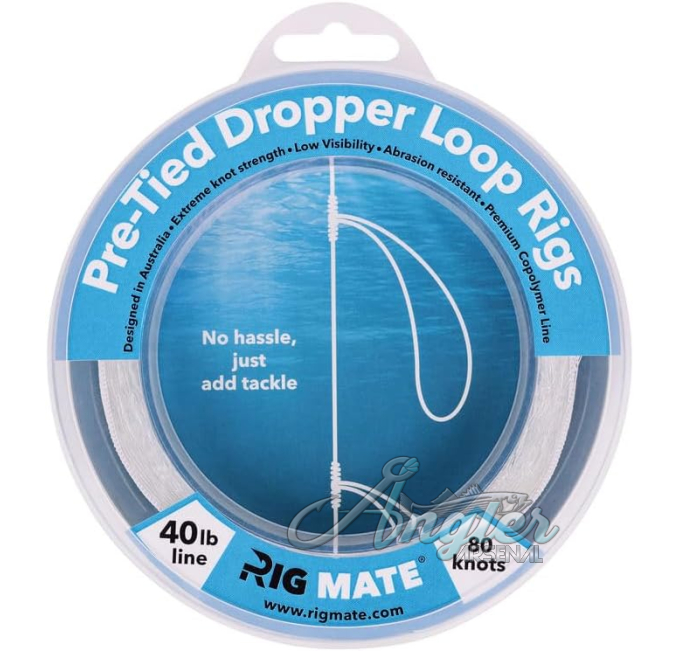 Pre-Tied Dropper Loop Rigs for Saltwater and Freshwater Fishing