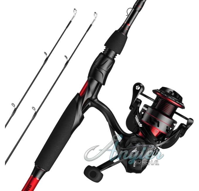 KastKing 6ft9in Spinning Fishing Combo with Twin Tips Angler Arsenal
