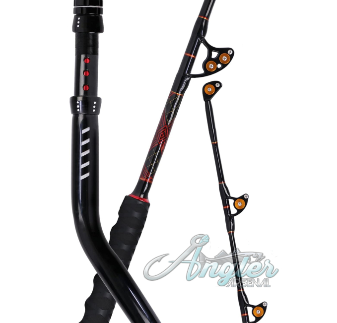 Fiblink Bent Butt Trolling Rod 5'6" 80-120lb Big Game Fishing Angler Arsenal