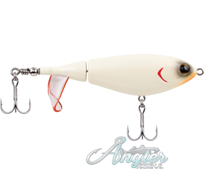 Berkley Angler Arsenal Choppo Topwater Lure Bone Size 90 Cupped Tail
