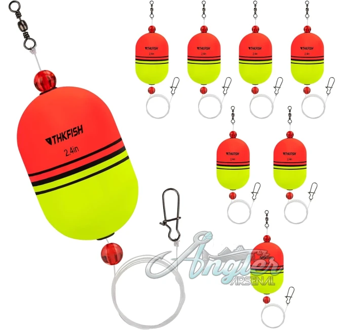 THKFISH Fishing Slip Bobbers by Angler Arsenal for Freshwater and Saltwater