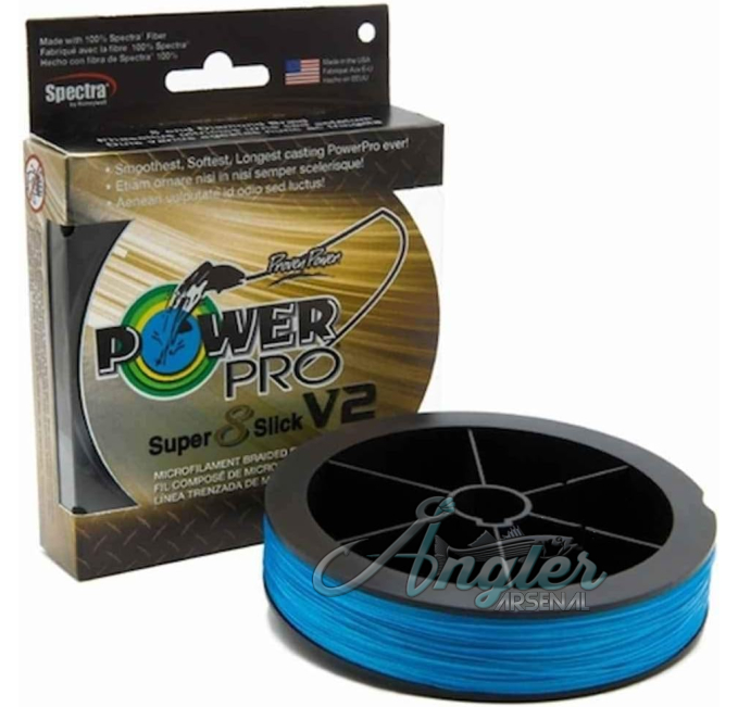 PowerPro SSV2 20 lb 300 yd Blue Braided Line Angler Arsenal