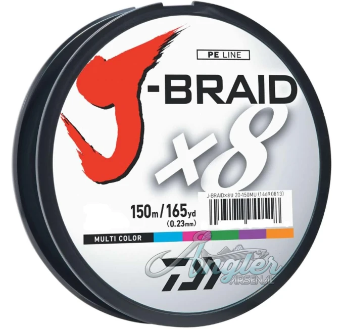 Daiwa J-Braid 150M 8-Strand Woven Line Angler Arsenal Outdoors