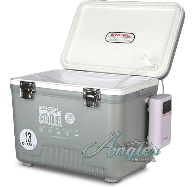 Engel 13Qt Live Bait Bucket with Aerator Angler Arsenal Gear