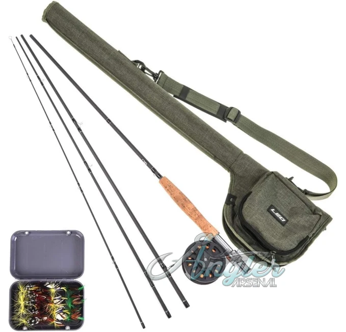 Lixada Fly Fishing Combo Set with Carry Bag by Angler Arsenal