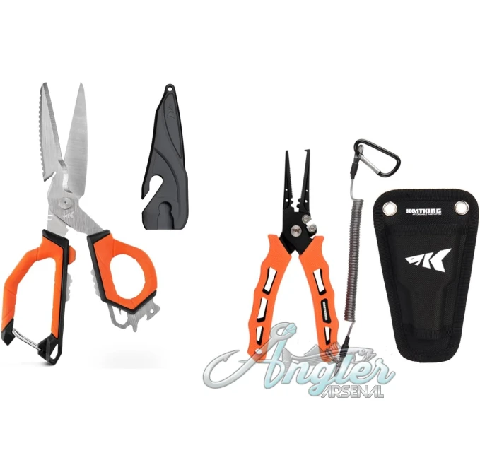 KastKing Paradox Shears at Angler Arsenal Cutthroat Fishing Pliers