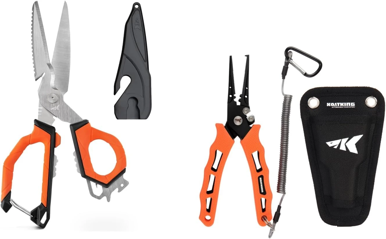 KastKing Paradox Shears at Angler Arsenal Cutthroat Fishing Pliers