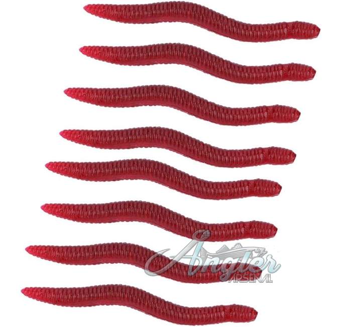 VBESTLIFE 200pcs Soft Lures Angler Arsenal Bloodworm Fishing Baits