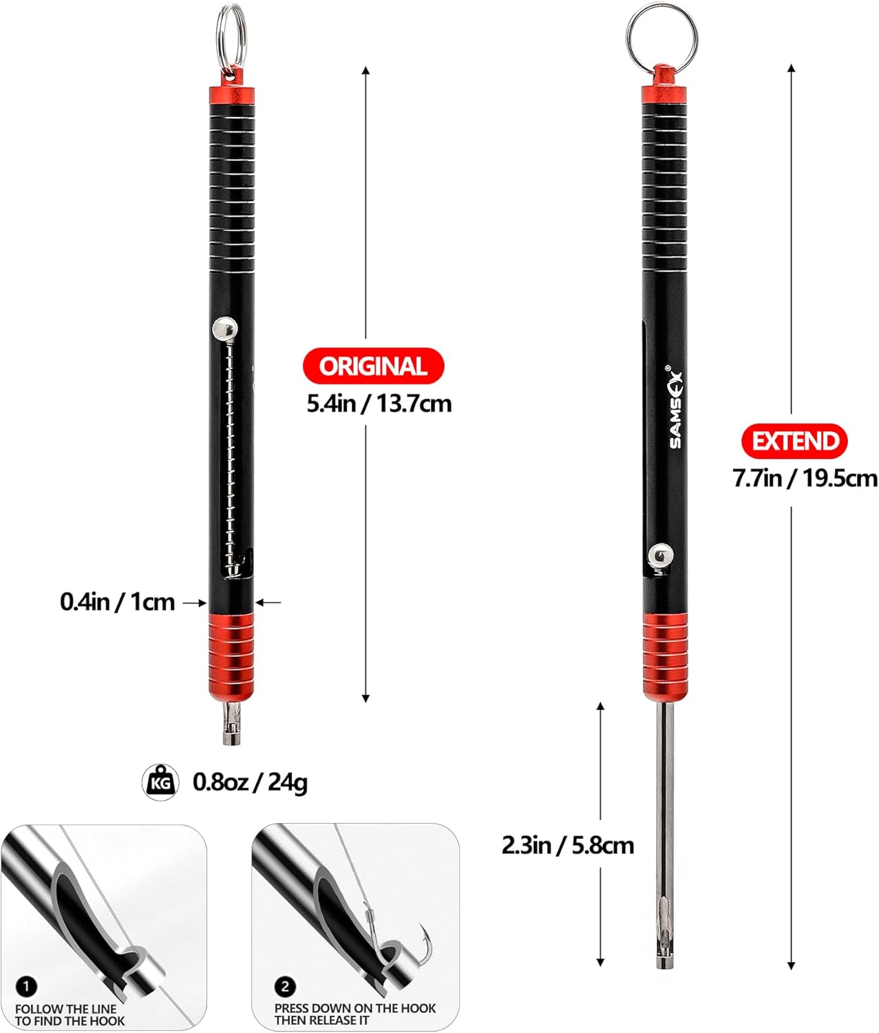 Stainless Steel Fishing Hook Extractor by Angler Arsenal - Image 2