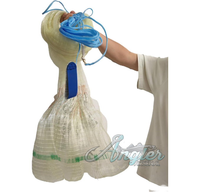 Lawaia Fishing Cast Net by Angler Arsenal for Freshwater and Saltwater