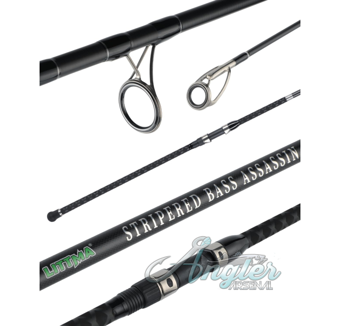 Travel-Friendly Graphite Surf Rods by Angler Arsenal LITTMA Series