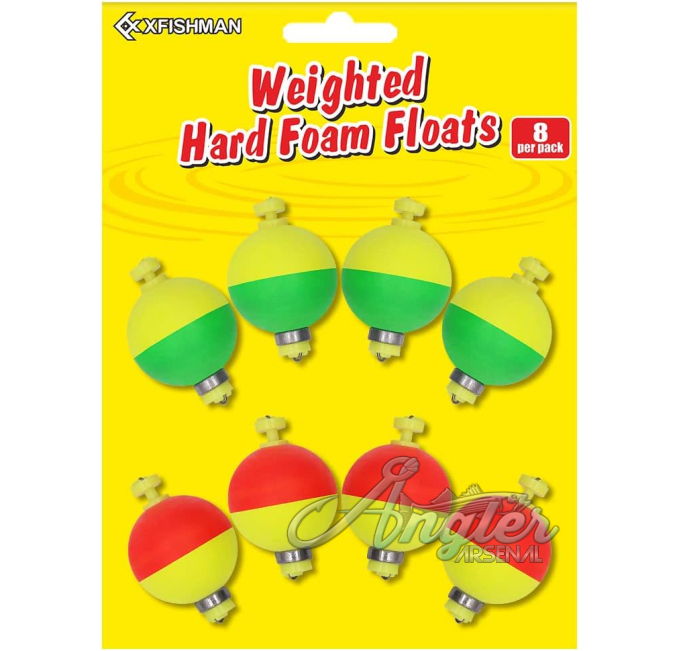 XFISHMAN Fishing Floats Angler Arsenal Weighted Slip Bobbers