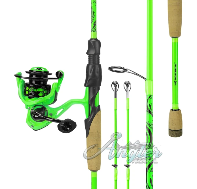 KastKing Zephyr 6ft6in Dual Tip Spinning Combo Angler Arsenal