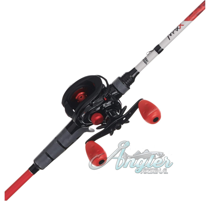 Abu Garcia Max X Baitcast Combo Angler Arsenal Lightweight Rod