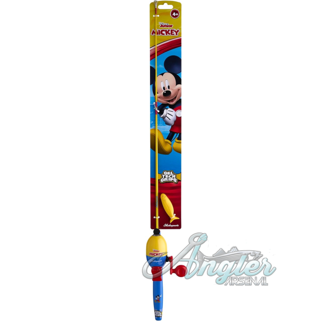 Shakespeare Disney Mickey Kids Fishing Starter Kit Angler Arsenal