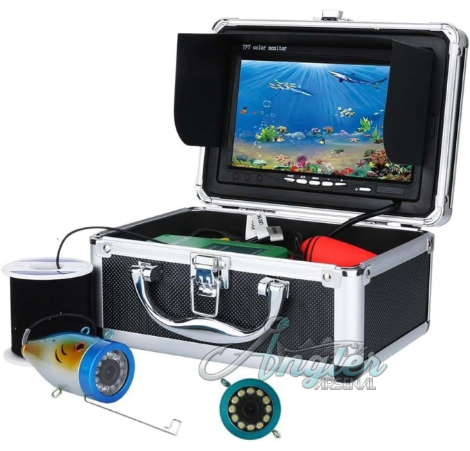 Dosilkc Fishing Camera with LCD Monitor Angler Arsenal Portable