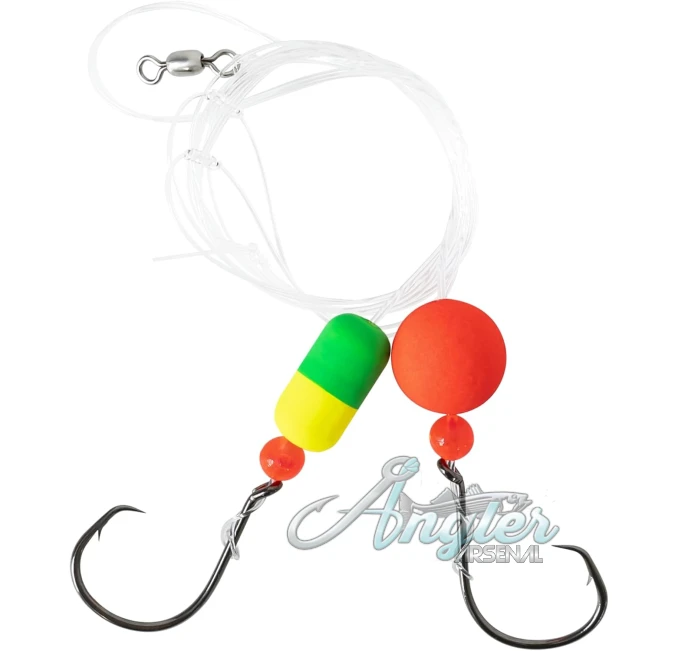 BLUEWING Pompano Surf Fishing Rigs with High Carbon Hooks Angler Arsenal