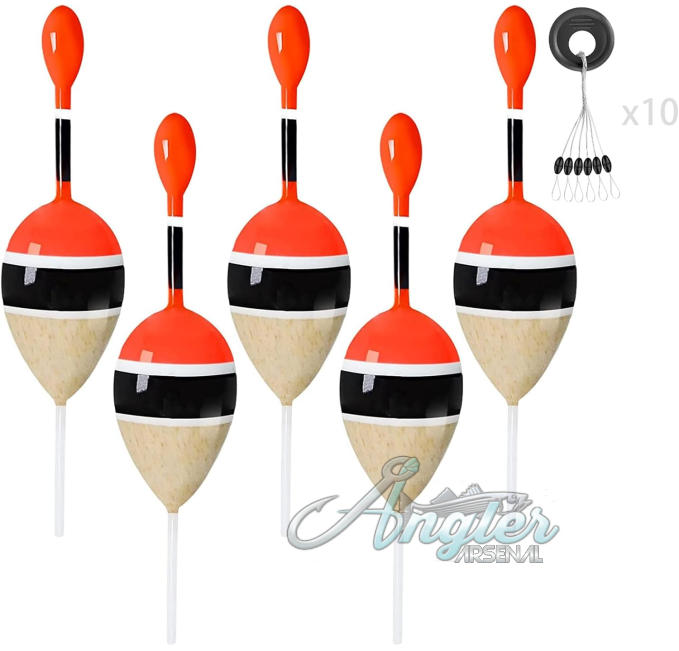 YOTO Slip Cork Bobbers for Crappie Panfish Bass Trout Angler Arsenal