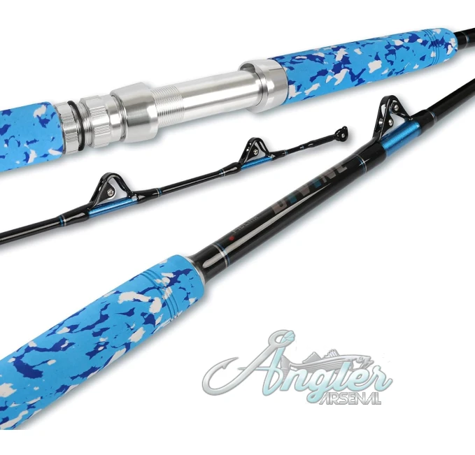 Fiblink Heavy Offshore Trolling Rod 6'6" Straight Butt Angler Arsenal