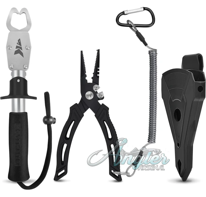 KastKing Fishing Pliers with Lip Gripper for Easy Fish Handling