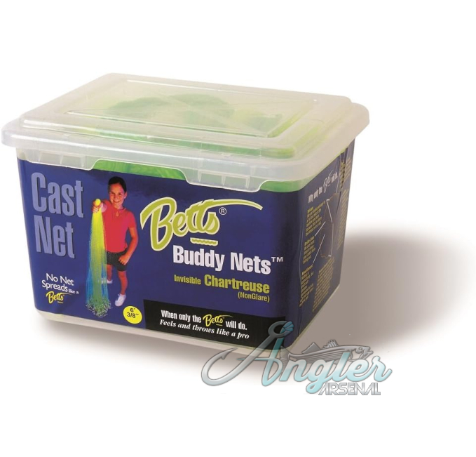 Betts 3ft Chartreuse Fishing Net 3/8" Mesh at Angler Arsenal