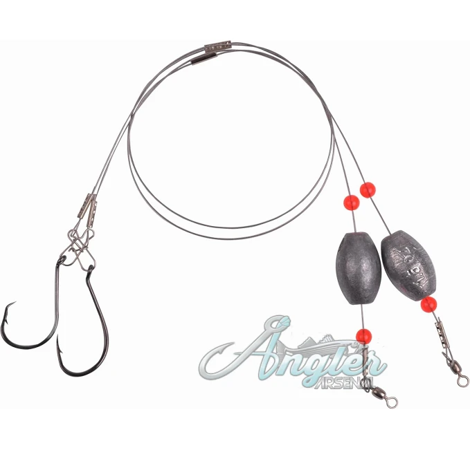 Drum Rig Surf Fishing Rigs Angler Arsenal with Circle Hooks