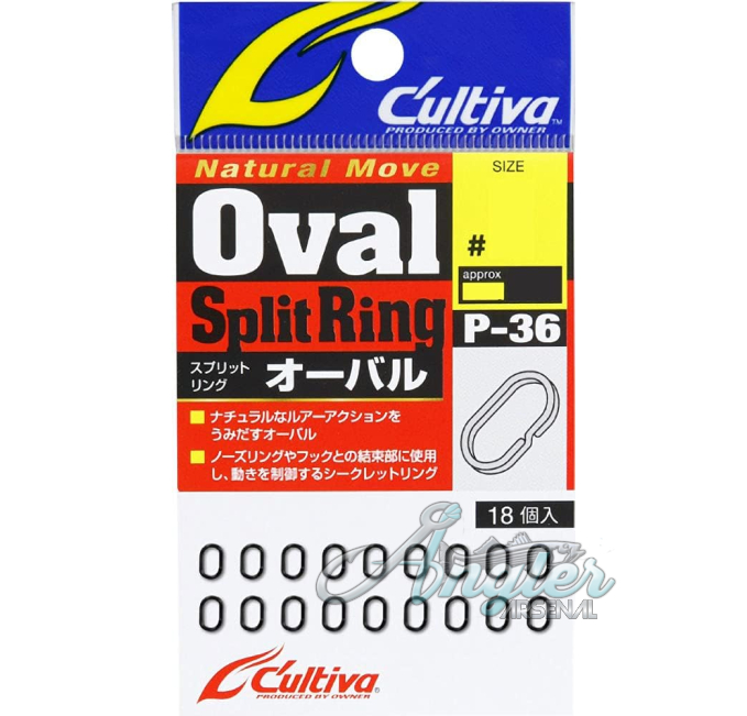 Owner P36 Split Rings Angler Arsenal Size 2 Fishing Tackle