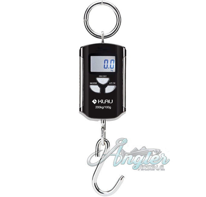 Klau 400 LB Heavy Duty Fish Scale with LCD Display at Angler Arsenal