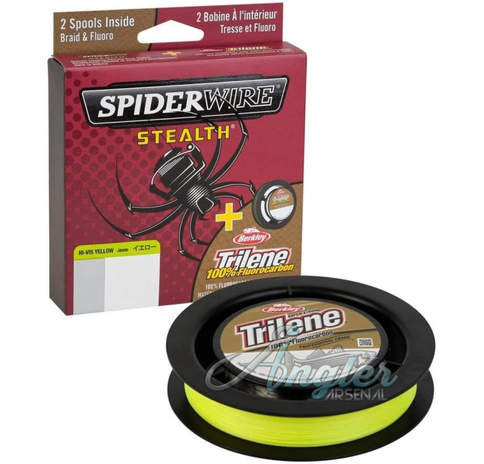 SpiderWire Stealth Fluorocarbon Line 125yds Angler Arsenal